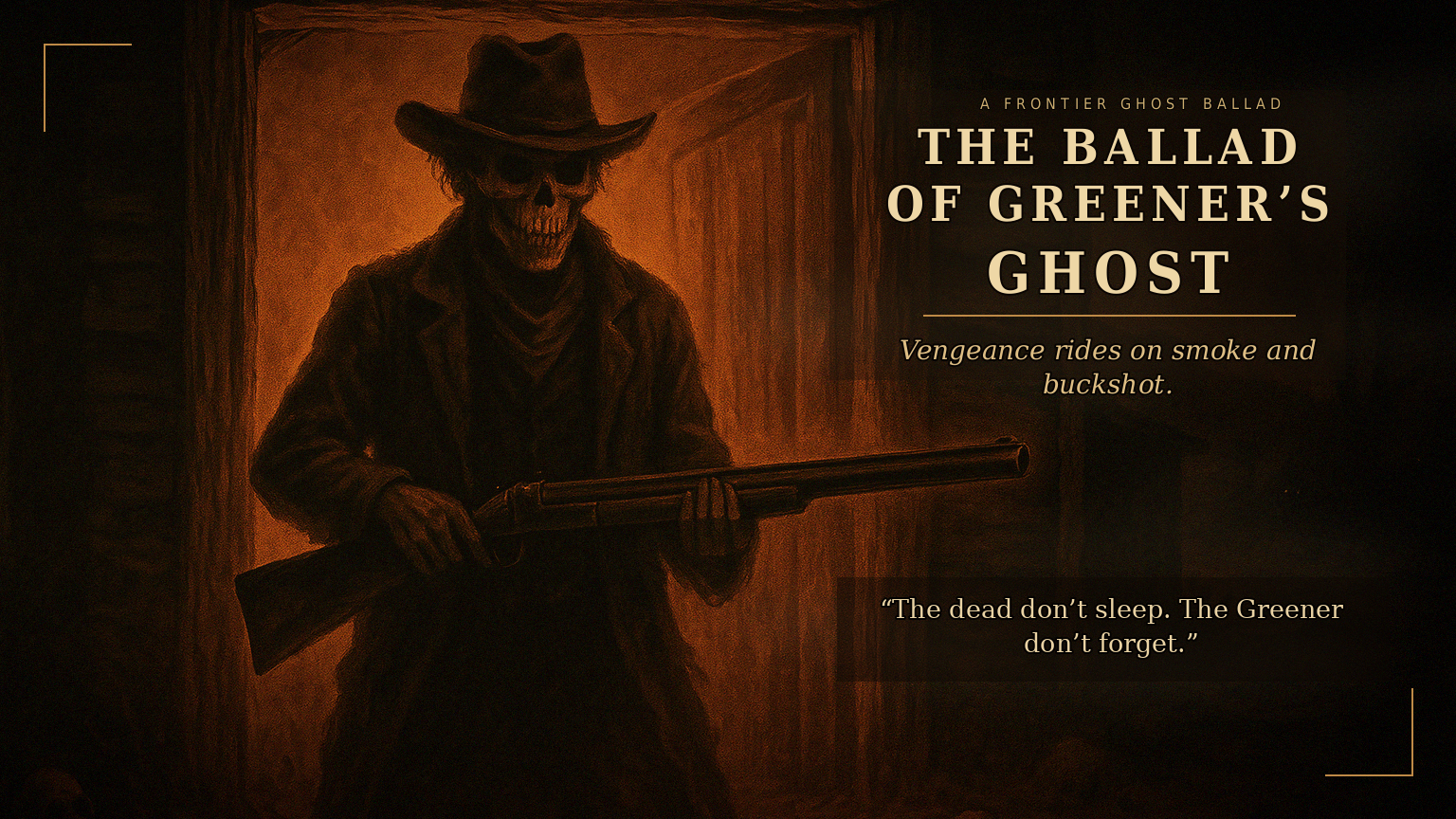 Cover art for The Ballad of Greener's Ghost