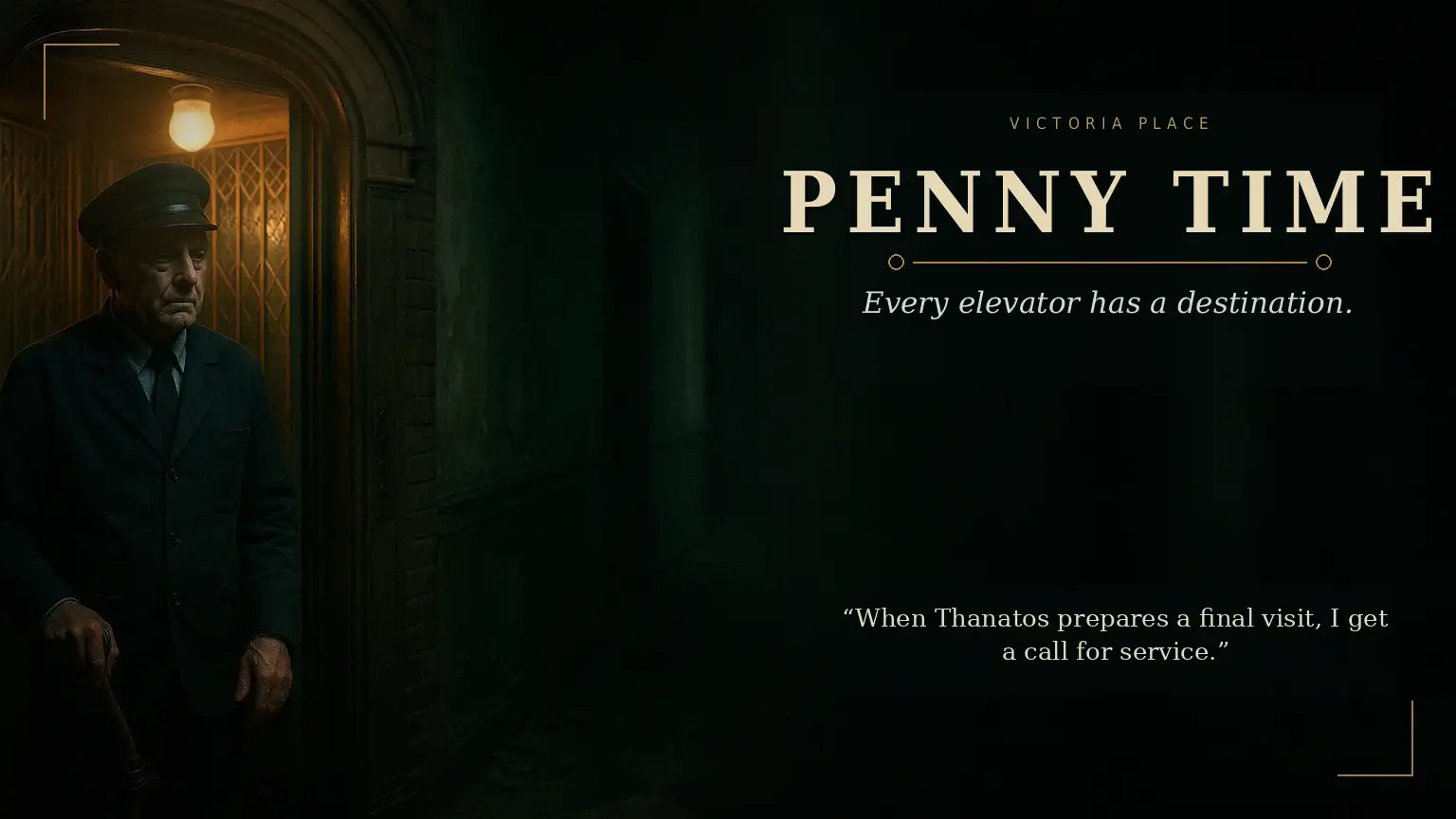 Penny Time haunted elevator ghost story cover art