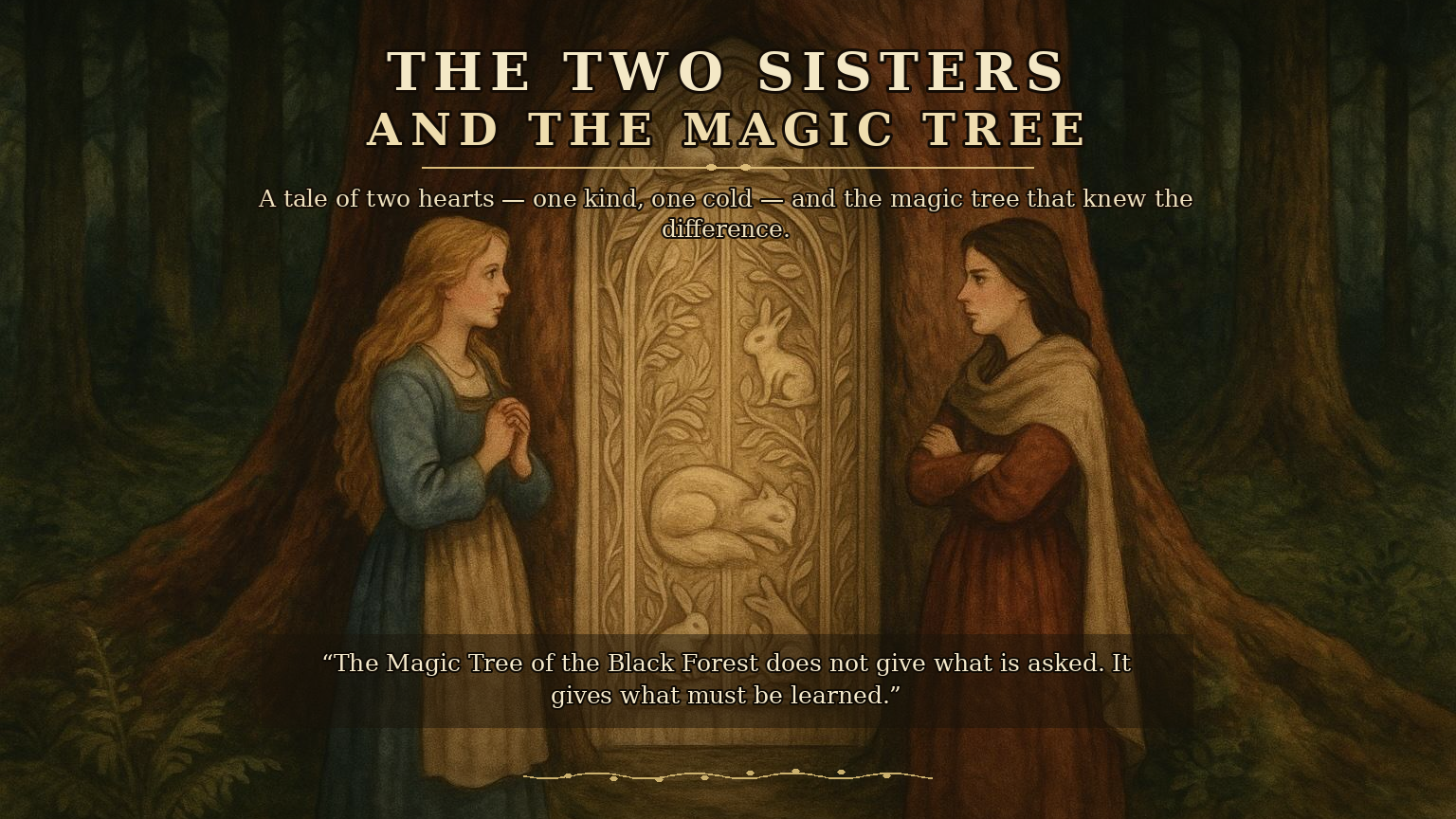 Cover art for The Two Sisters and the Magic Tree